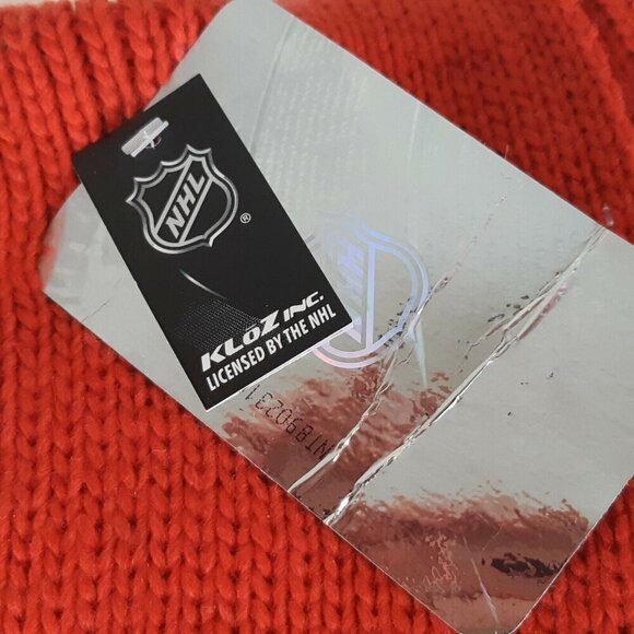 NHL Ottawa Senators Winter Scarf Men Women Gift Red Hockey Team Fringe New - Picture 5 of 5